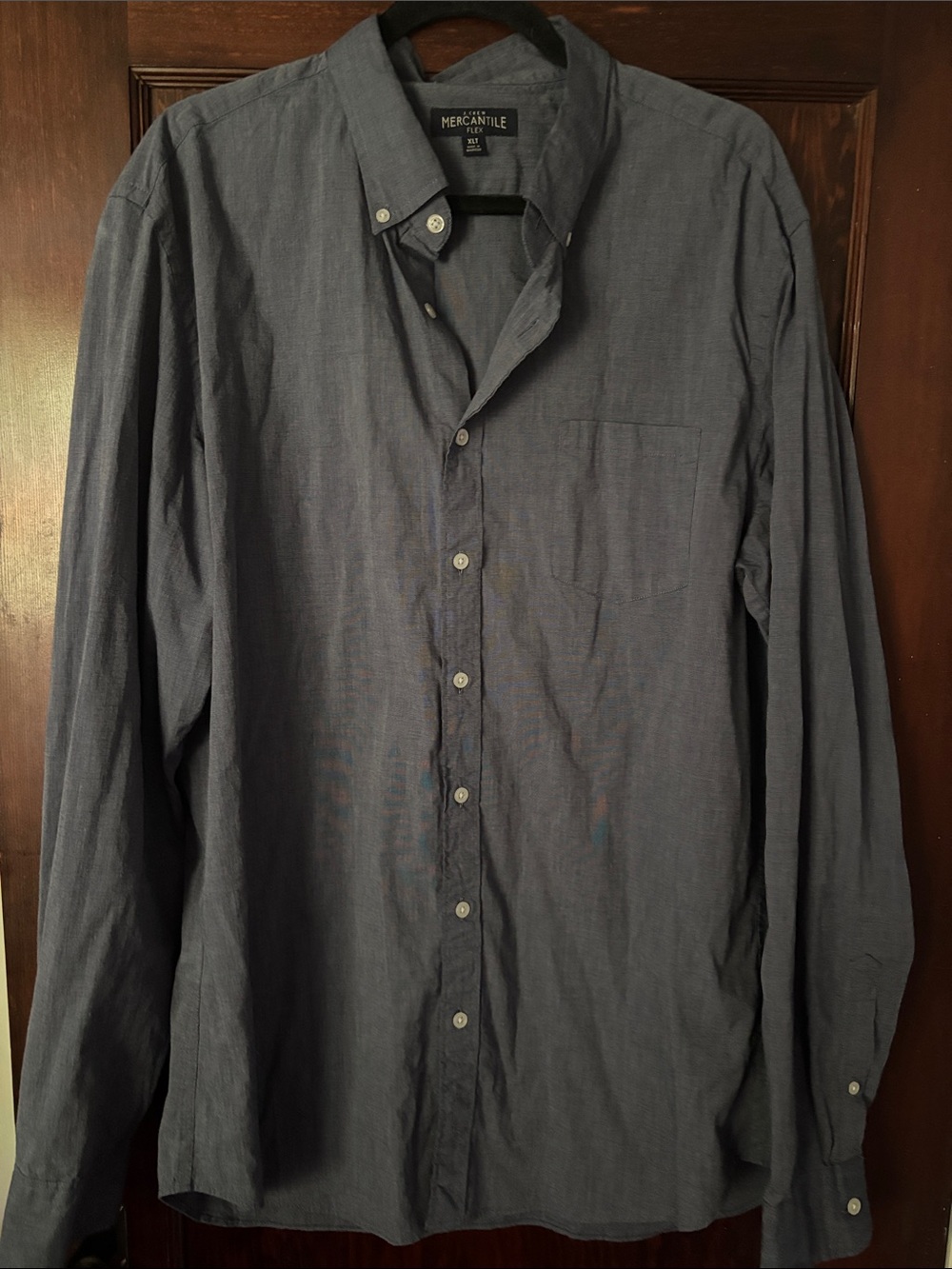Mercantile by J. Crew Men's Flex Button-Down Shirt in Blue